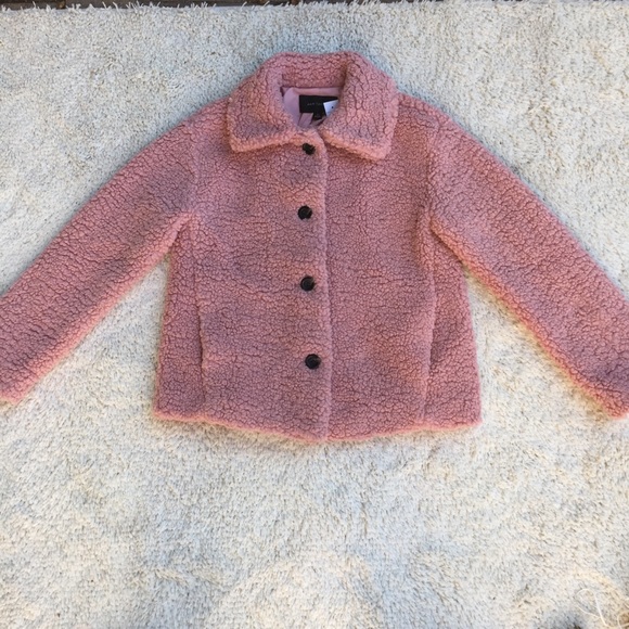 Ann Taylor Short Teddy Coat | Poshmark